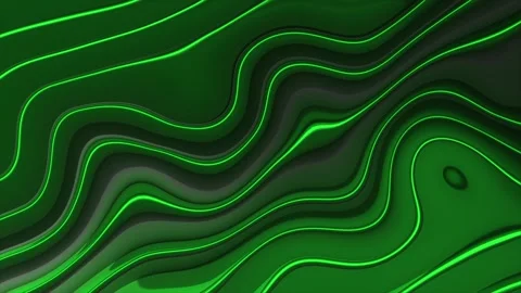 Hi-tech Green neon diagonal stripes technological abstract pattern background Stock Footage 296616149
