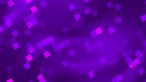 Hi tech indigo purple background, abstract square geometric pattern, technology Stock Footage 297960307