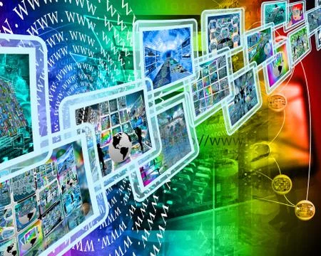 Hi-tech interface イラスト素材