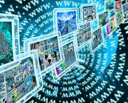 Hi-tech interface Stock Illustration