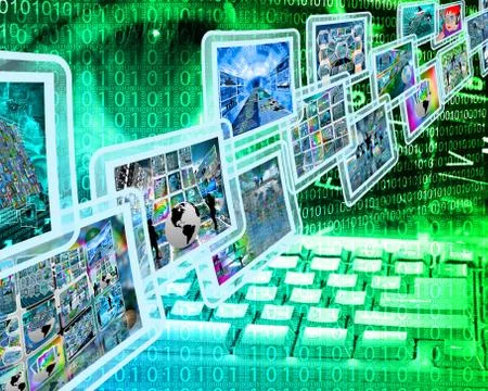 Hi-tech interface Stock Illustration