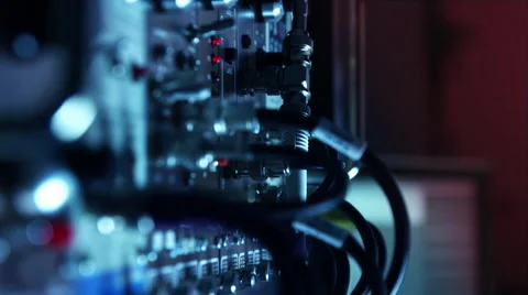 Hi Tech lab equipment Video stock 40670315