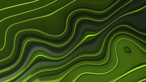 Hi-tech Lime green diagonal stripes technological abstract pattern background Stock Footage 296616150