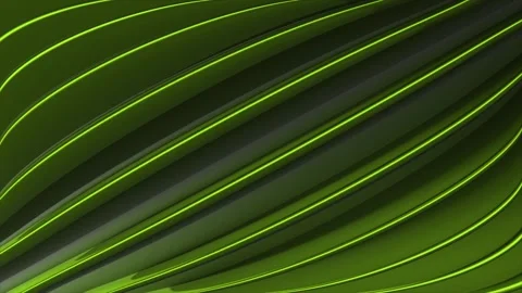 Hi-tech Lime green neon diagonal stripes technological background Video stock 296616068