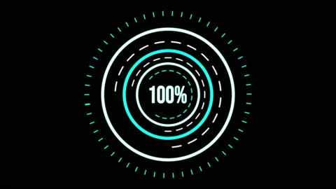 Hi-Tech Loading Screen Stock Footage 150505440