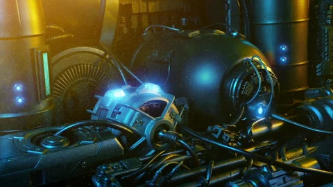 Hi-Tech Machine Revealed From Under Sheet And Starts Up Stock Footage 278234836