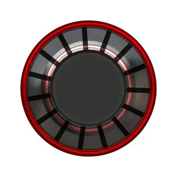 Hi Tech Metal Knob Stock Illustration