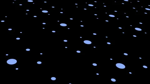 Hi tech motion graphic background, blue chip flickering on dark background Stock Footage 341690536