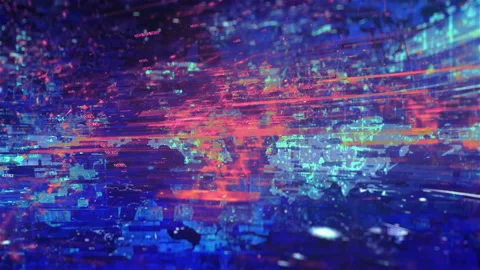 Hi Tech News Background Видео 226098465