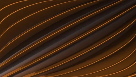 Hi-tech Orange neon diagonal stripes technological background Stock Footage 296616084