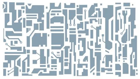 Hi-tech pattern Stock Illustration