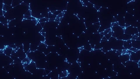 Hi-tech plexus background Video stock 301270438