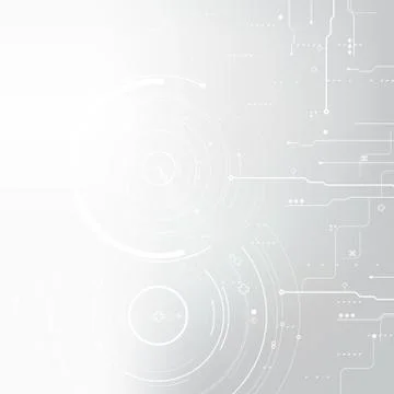 Hi-tech shiny circuit background, vector illustration Stock Illustration