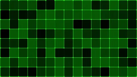 Hi-tech small squares HUD futuristic technology background Stock Footage 296055530