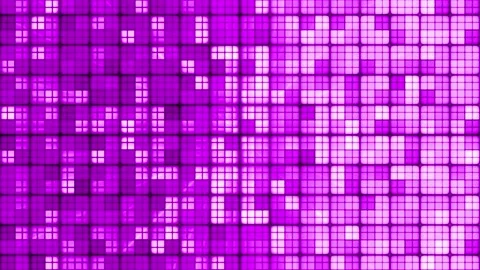 Hi-tech square cubes abstract background loop purple Stock-Footage 201810776