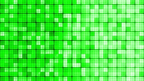 Hi-tech square cubes abstract background loop green Stock Footage 201810806