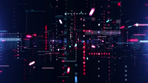 Hi Tech Stage Background Loop Stock Footage 201218132