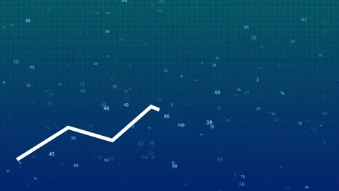 Hi Tech Style Charts Grid Bar Chart, Business Development Competition Concept Stock Footage 338421375