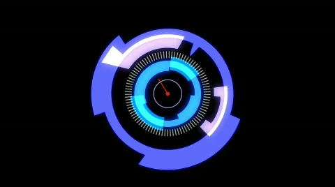 Hi-Tech Targeting Sensor Video stock 703335