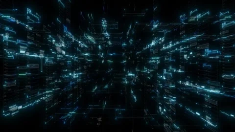 Hi-Tech Technology Background Stock Footage 344110758