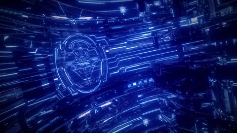Hi-Tech Technology Background Stock Footage 347422133