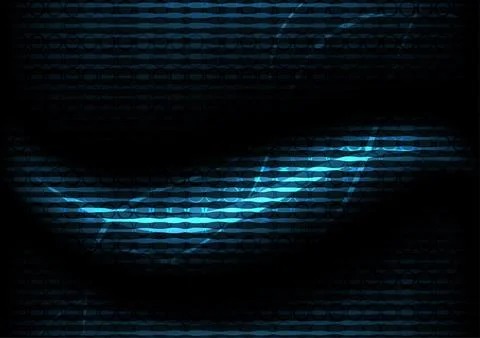 Hi-tech technology blue light innovation background. together with geometri.. Illustrazione stock