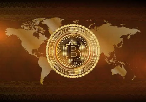 Hi-tech technology concept, abstract background. Stock Illustration