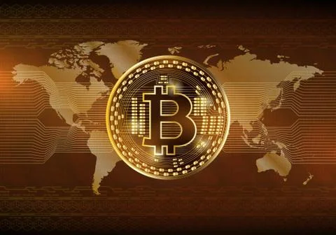 Hi-tech technology concept, abstract background. Stock Illustration