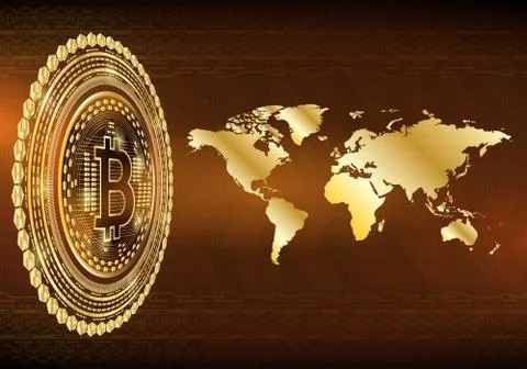 Hi-tech technology concept, abstract background. Stock Illustration