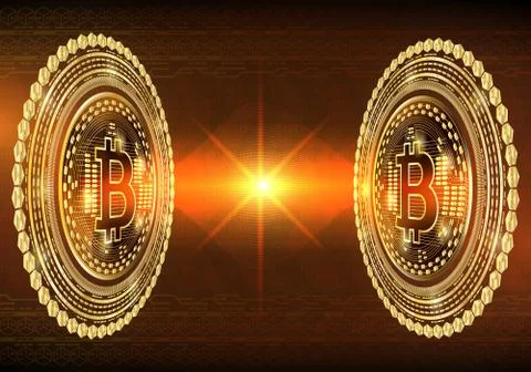 Hi-tech technology concept, abstract background. Illustrazione stock