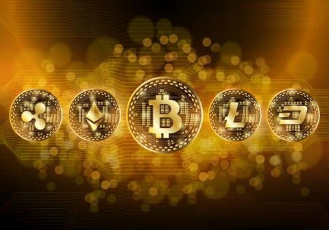 Hi-tech technology concept, abstract background. Stock Illustration