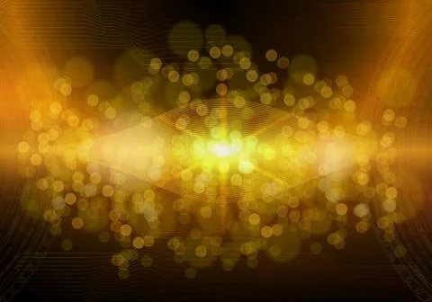 Hi-tech technology concept, abstract background. Stock Illustration