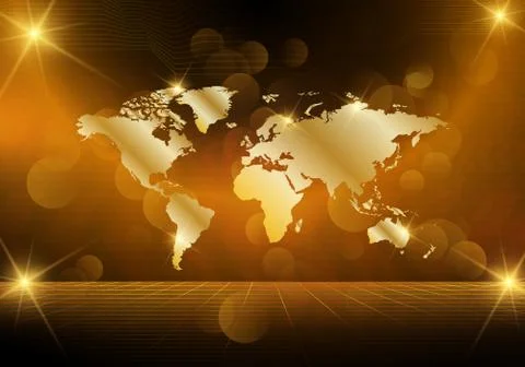 Hi-tech technology concept, abstract background. Stock Illustration