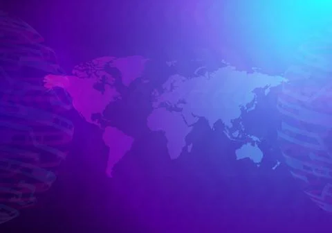 Hi-tech technology concept, abstract background. Stock Illustration