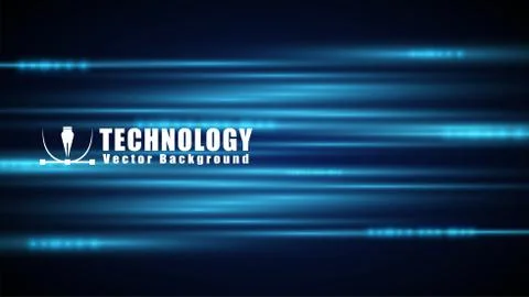 Hi-tech technology vector background,speed internet connection,futuristic ele Stock Illustration