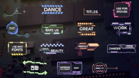 After Effects: Hi Tech Titles for After Effects #270206860
