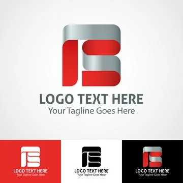 Hi-tech trendy initial icon logo B Stock Illustration