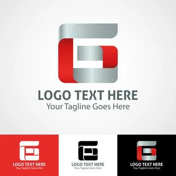 Hi-tech trendy initial icon logo G Stock Illustration