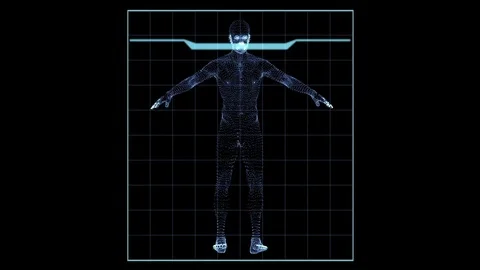 Hi Tech User Interface Head Up Display Video stock 69843604