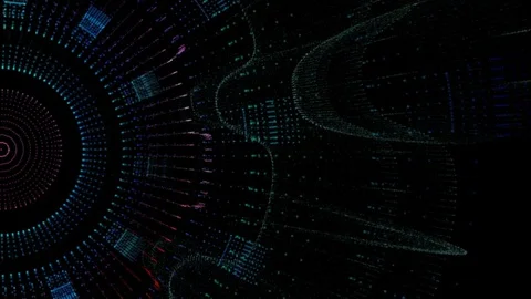 Hi Tech User Interface Head Up Display Motion Elements Center Core Display Stock Footage 80563543