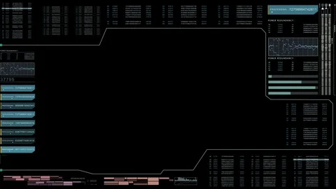 Hi Tech User Interface Head Up Display Vidéo 86904626