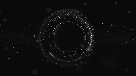 Hi-tech user interface head up Blue holographic advanced HUD circle platform Stock Footage 333790909