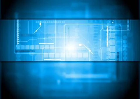 Hi-tech vector background. Gradient mesh Hi-tech vector background. Gradie... Stockfoto's