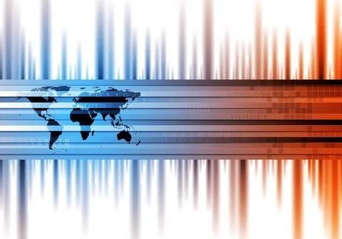 Hi-tech vector background Hi-tech bright vector abstract background Copyri... Stock Photos