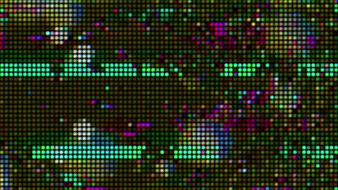 Hi-tech vibrant interference. Dotted pattern corrupted metamorphoses. Stock Footage 162939317