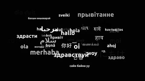 Hi Translated in 55 Worldwide Languages Endless Looping 3d Zooming Wordcloud  Video stock 145215069