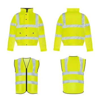 Hi Vis Jackets Stock Illustration