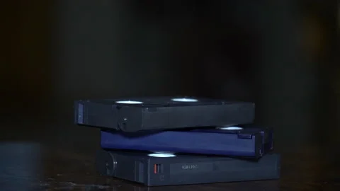 HI8 &amp; video8 tape Stock Footage 233284923