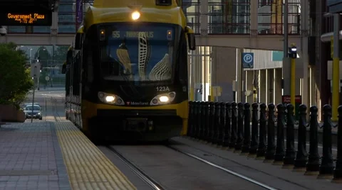 Hiawatha Line Train Stock Footage 8519561