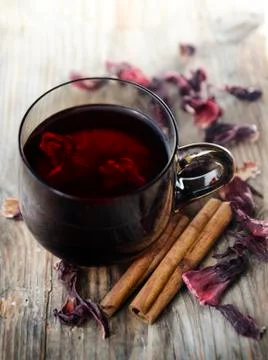 Hibiscus tea Stock-Fotos